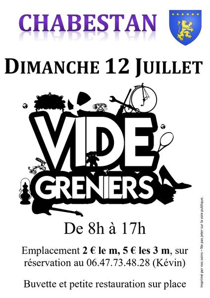 Vide Grenier de Chabestan