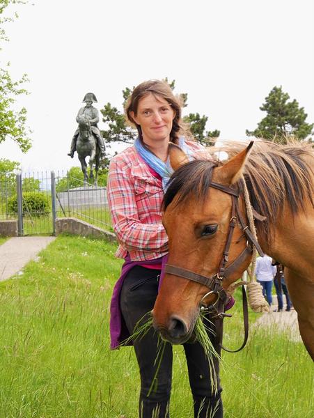 Route Napoleon à cheval