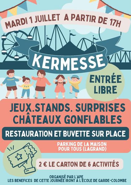 - © APE Les Ti Gosses Cool Kermesse_Garde-Colombe - © APE Les Ti Gosses Cool