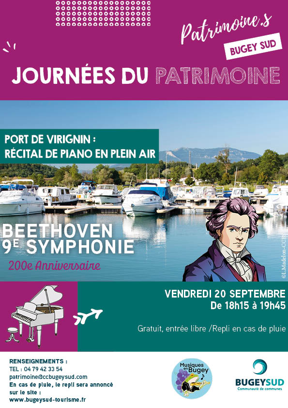 Récital de piano en plein air pour les Journées Européennes du Patrimoine