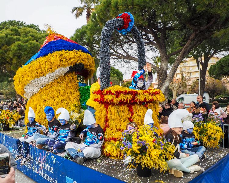 Fête du Mimosa à Sainte-Maxime