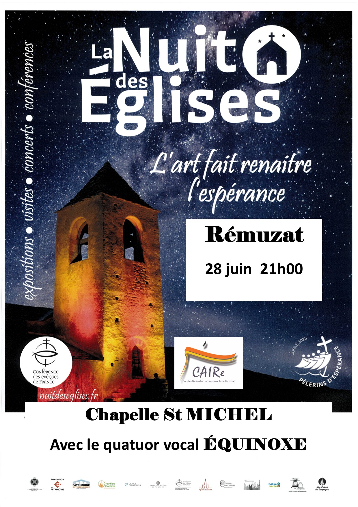 Nuit des églises 2025