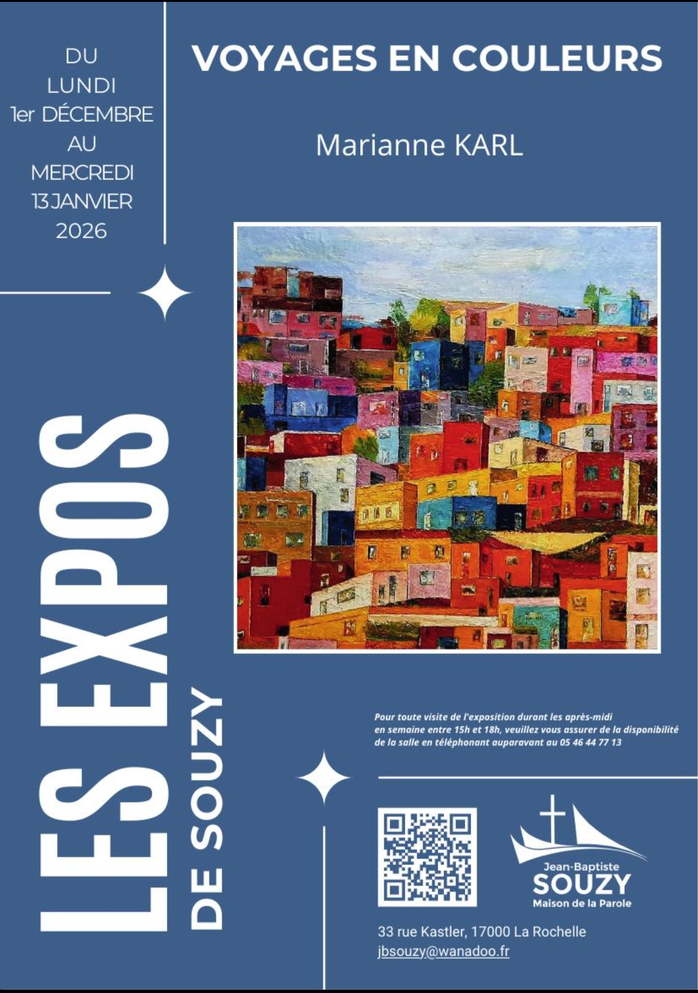 Exposition - Voyages en couleurs - Marianne Karl