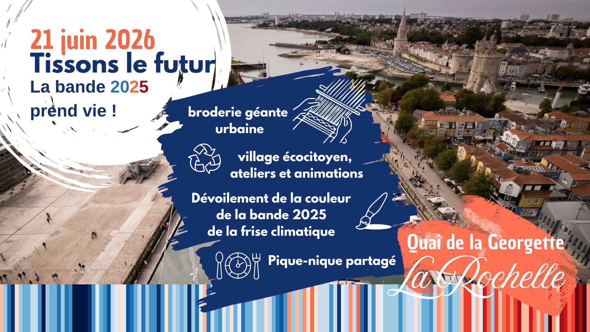 Animation - #ShowYourStripes - Tissons le futur