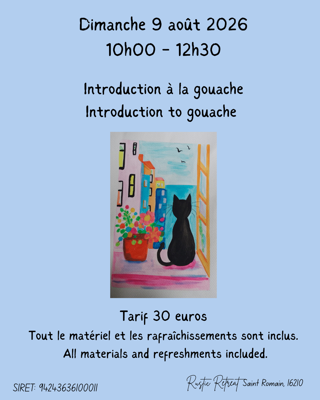 Atelier d'initiation à la gouache