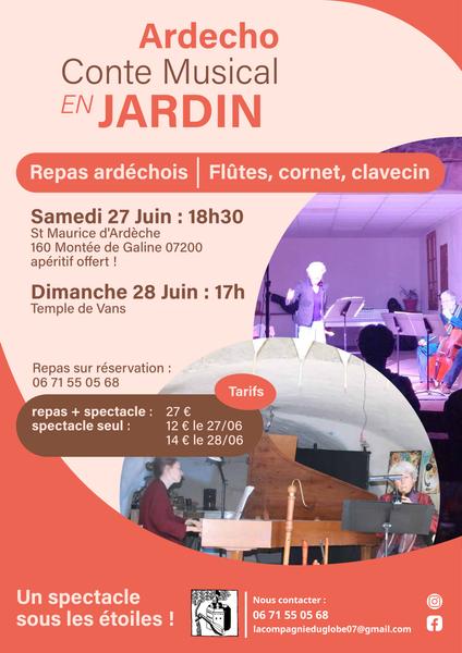 Ardecho : Conte musical en jardin