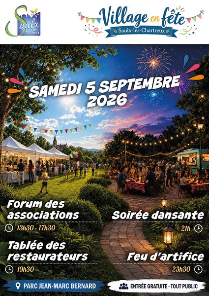 Village en fête - Forum des associations Saulx-les-Chartreux