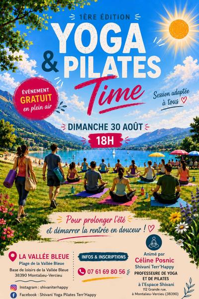 Session de Yoga & Pilates à la Vallée Bleue