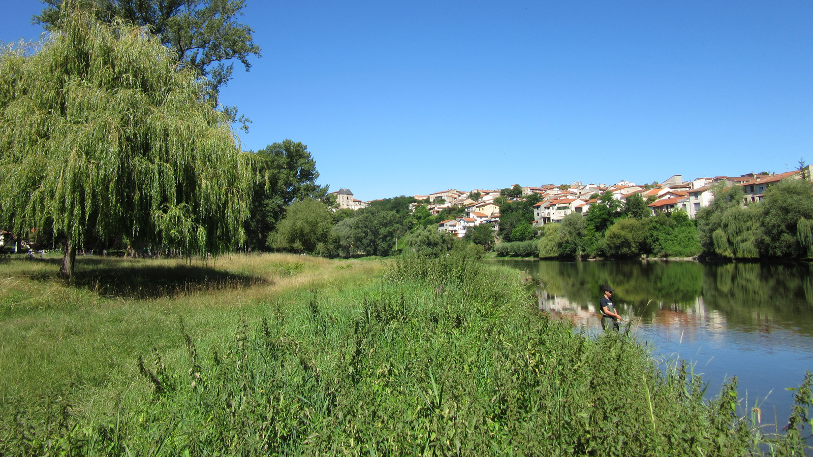 Plage des Palisses à Pont-du-Château
