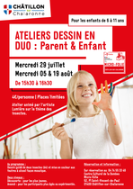 Ateliers dessin en duo : parent & enfant