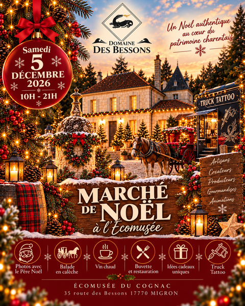 Marché de Noël à l'Ecomusée du Cognac
