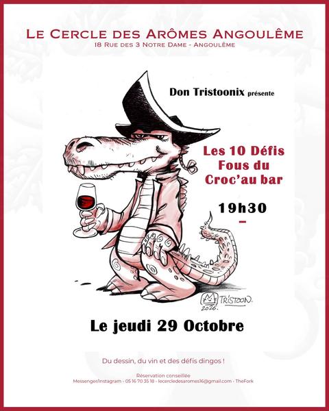 Le cercle des arômes - Les défis du croc'au bar