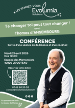 Affiche conférence Thomas D'Ansembourg