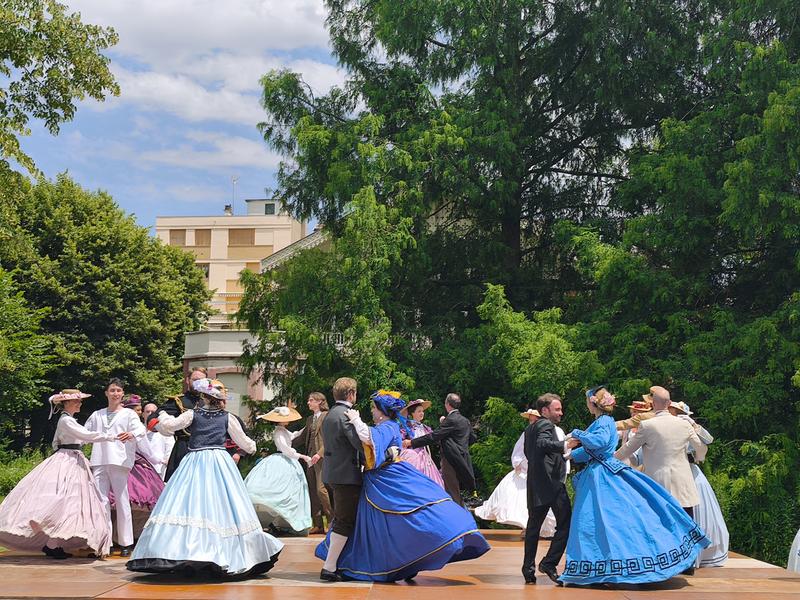 D&eacute;monstrations de danse Second Empire