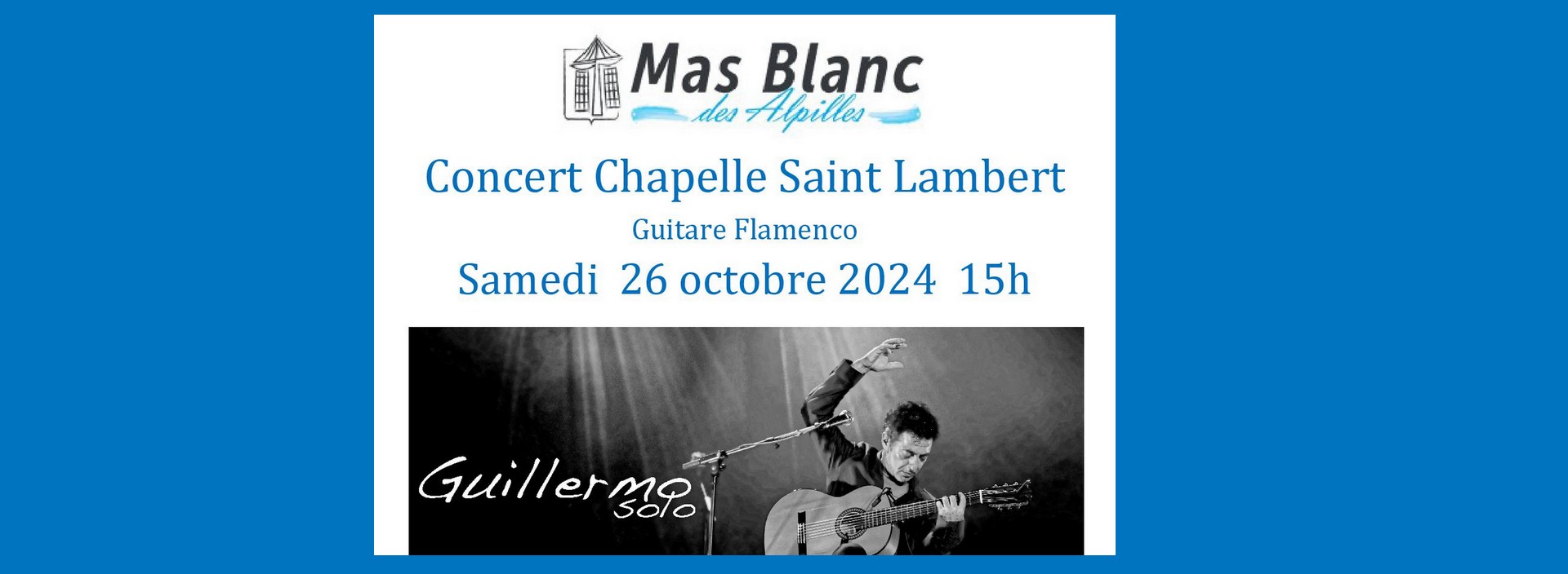 Concert Chapelle Saint Lambert in Mas Blanc les Alpilles