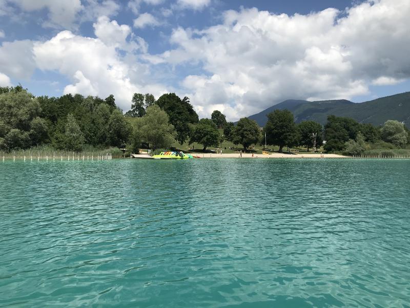 Plage du Sougey à Aiguebelette
