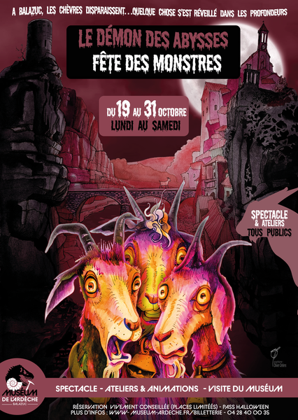 Fête des monstres au Muséum de lArdèche 2026_Balazuc