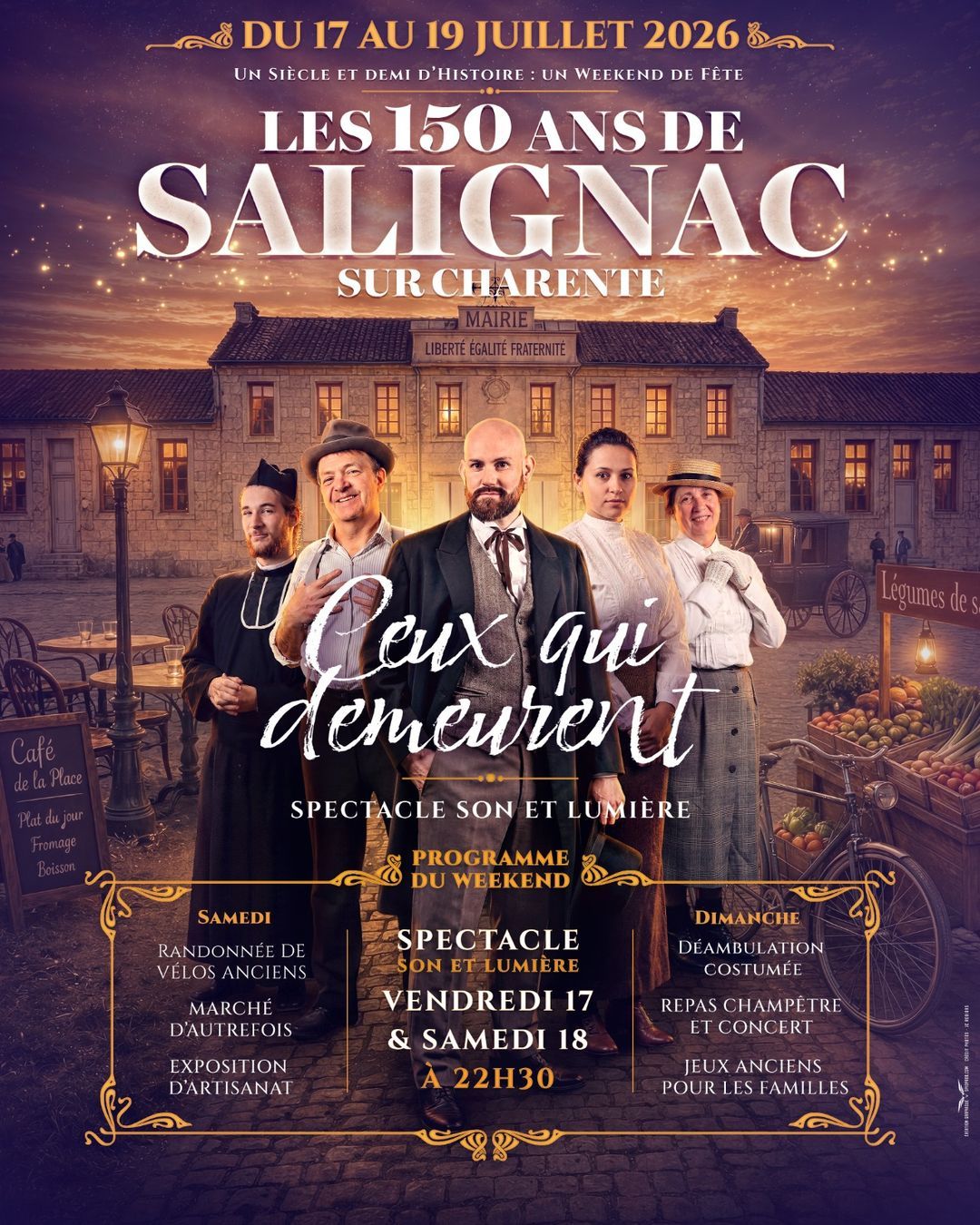 Salignac sur Charente fête ses 150 ans