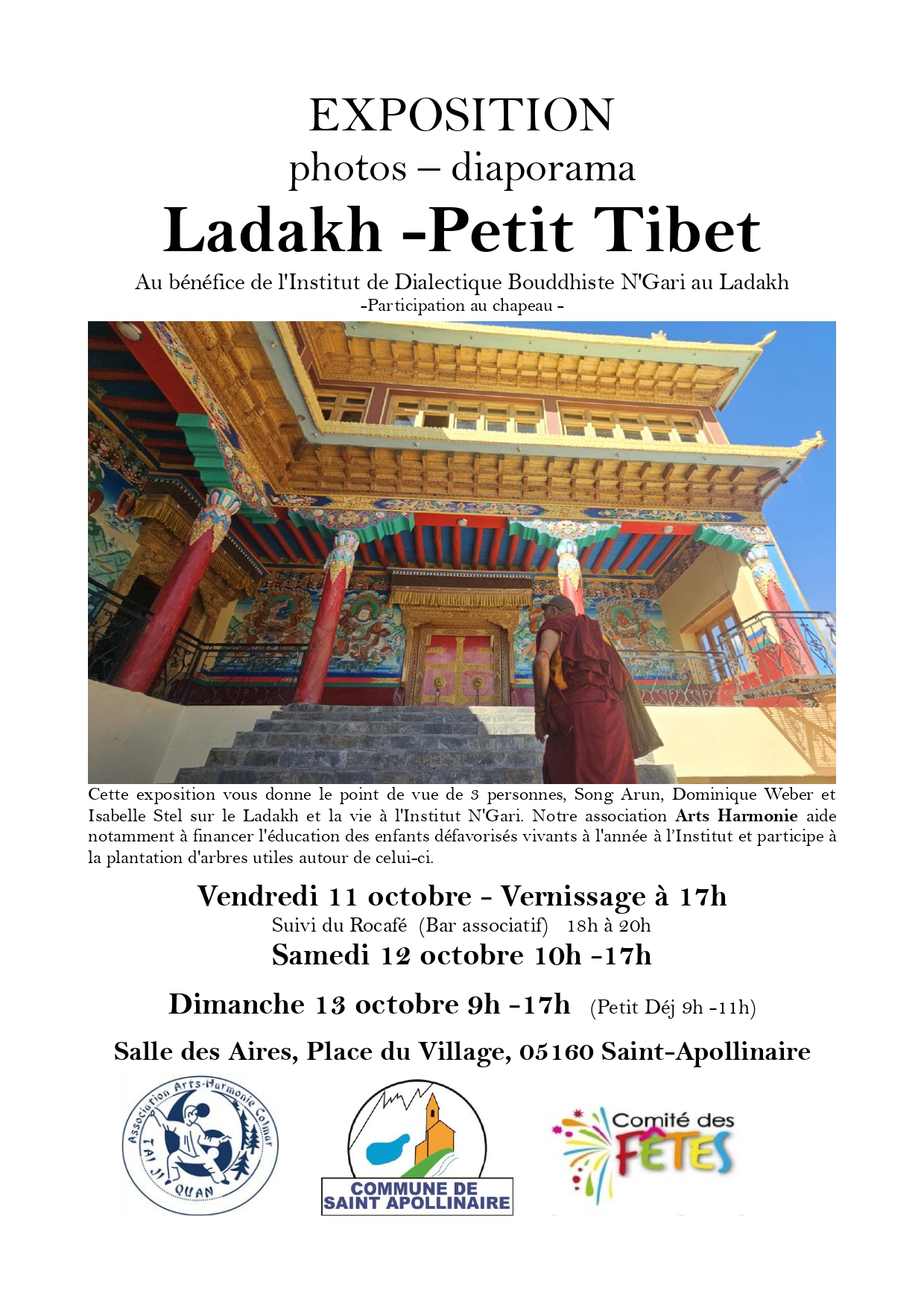 Exposition - Ladakh, petit Tibet SAINT APOLLINAIRE