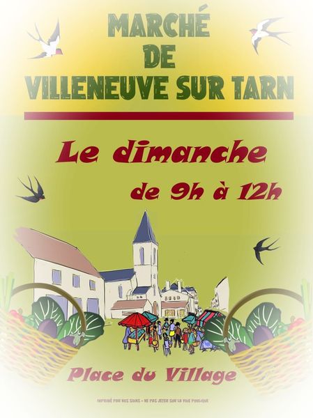 Marché de Villeneuve-sur-Tarn