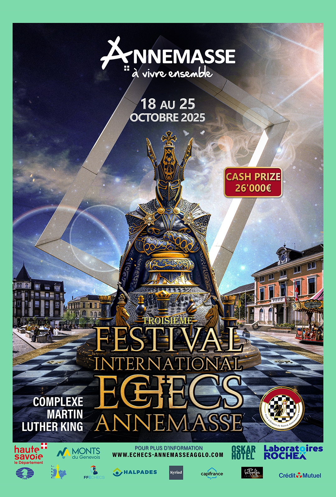 Festival International d'Echecs d'Annemasse, 3e édition_Annemasse
