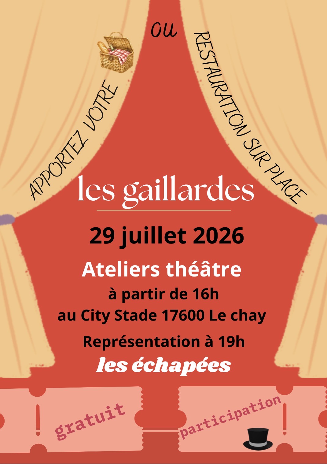 Les Gaillardes - Ateliers théâtres