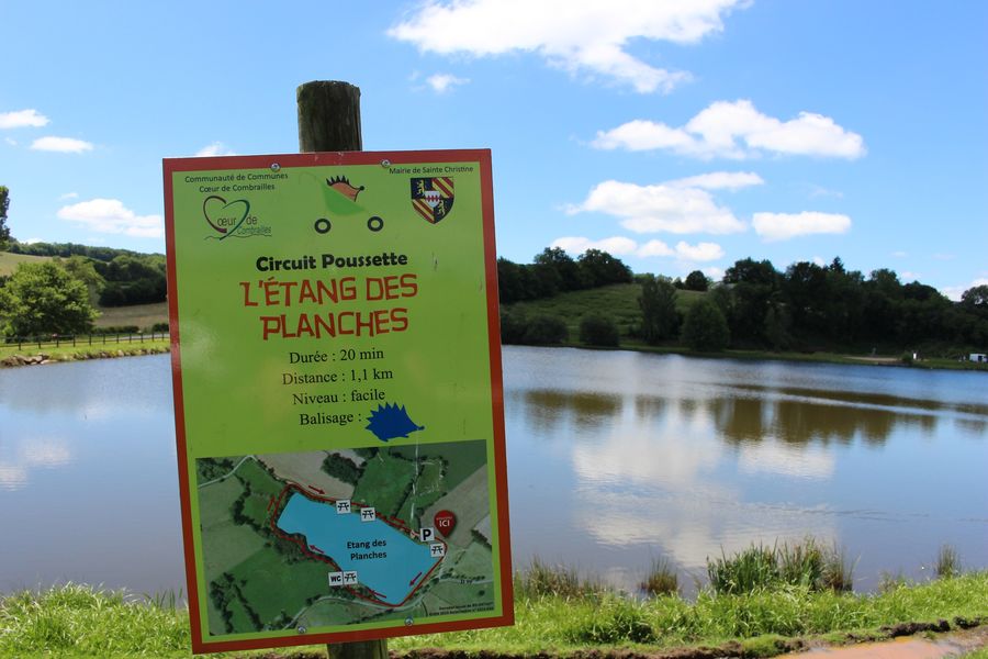 Circuit poussette - Étang des Planches