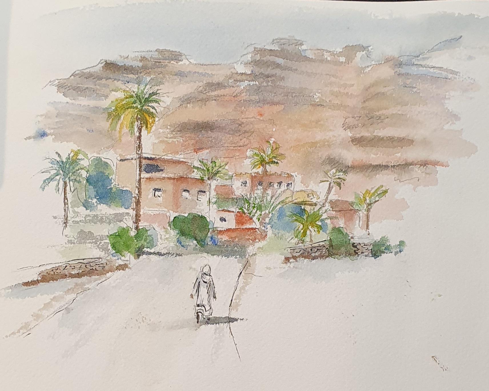 Aquarelles en voyage // Ambert