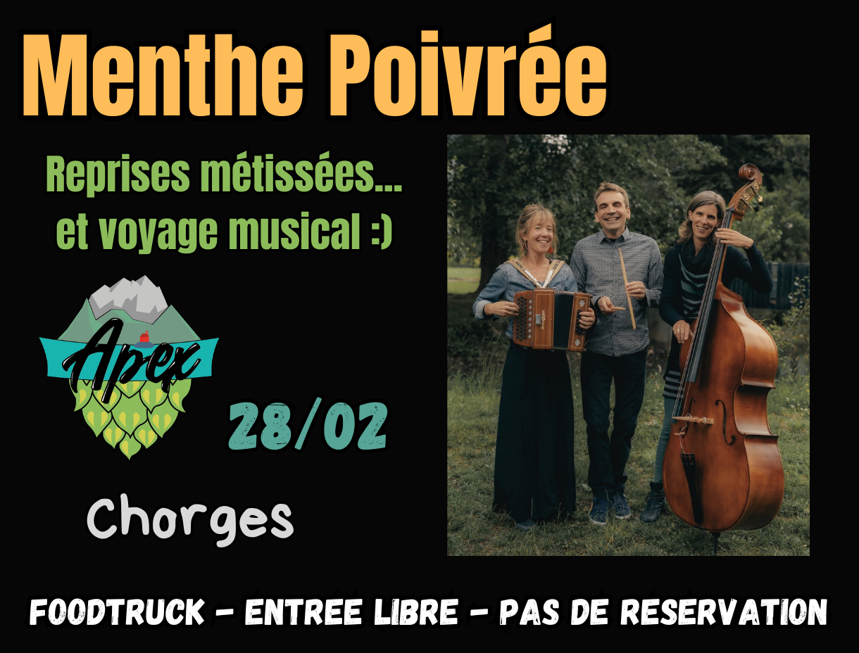 Concert Menthe Poivrée - Apex Brewpub