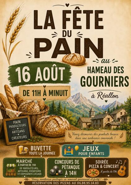 Fête du pain de Réallon