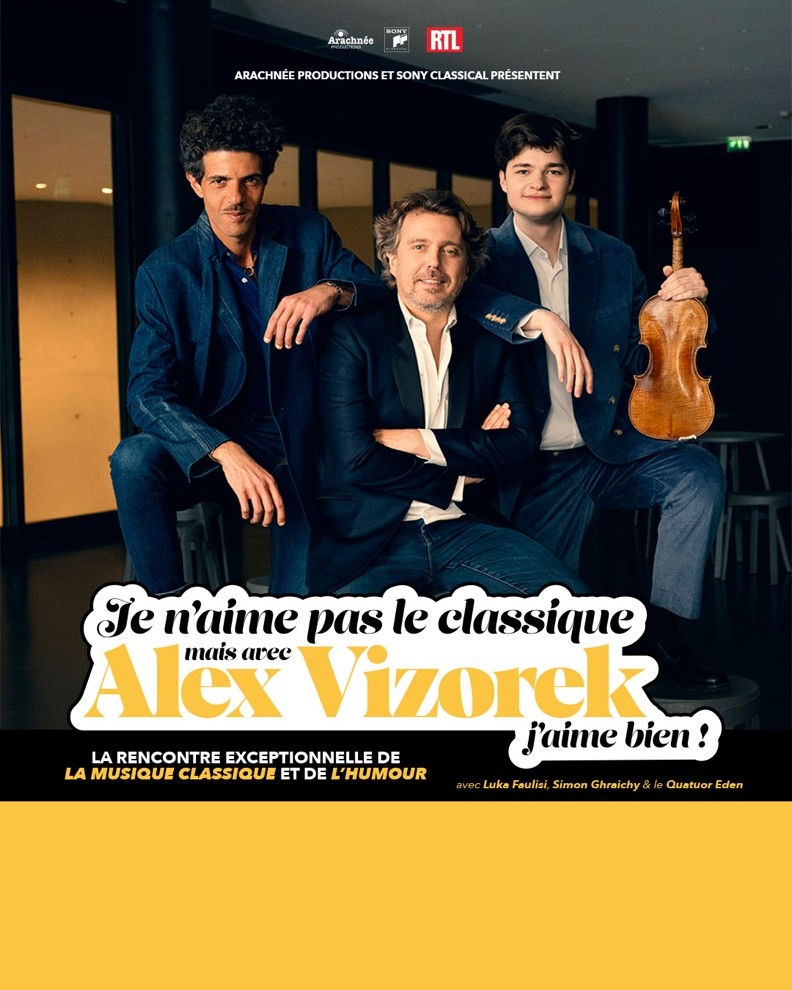 Je n’aime pas le classique, mais avec Alex Vizorek j’aime bien ! | Maison de la Culture