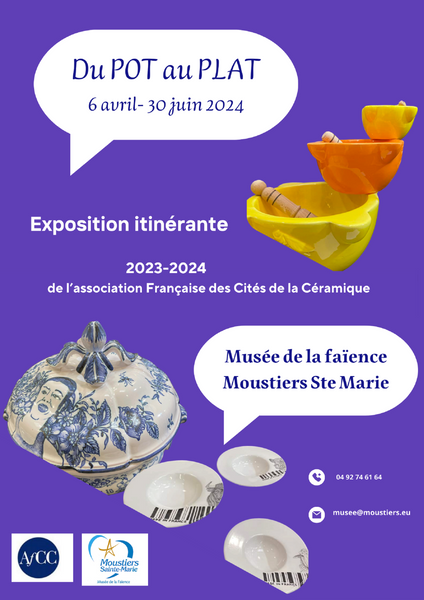 Exposition "Du Pot au Plat" Du 6 avr au 30 juin 2024