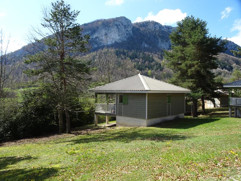 Vue du Chalet des Arbussiers avec vue sur la montagne