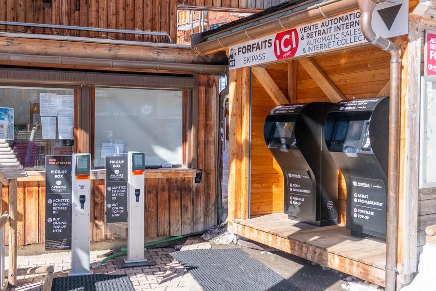 Caisse automatique vente de forfaits Centre Station_Avoriaz