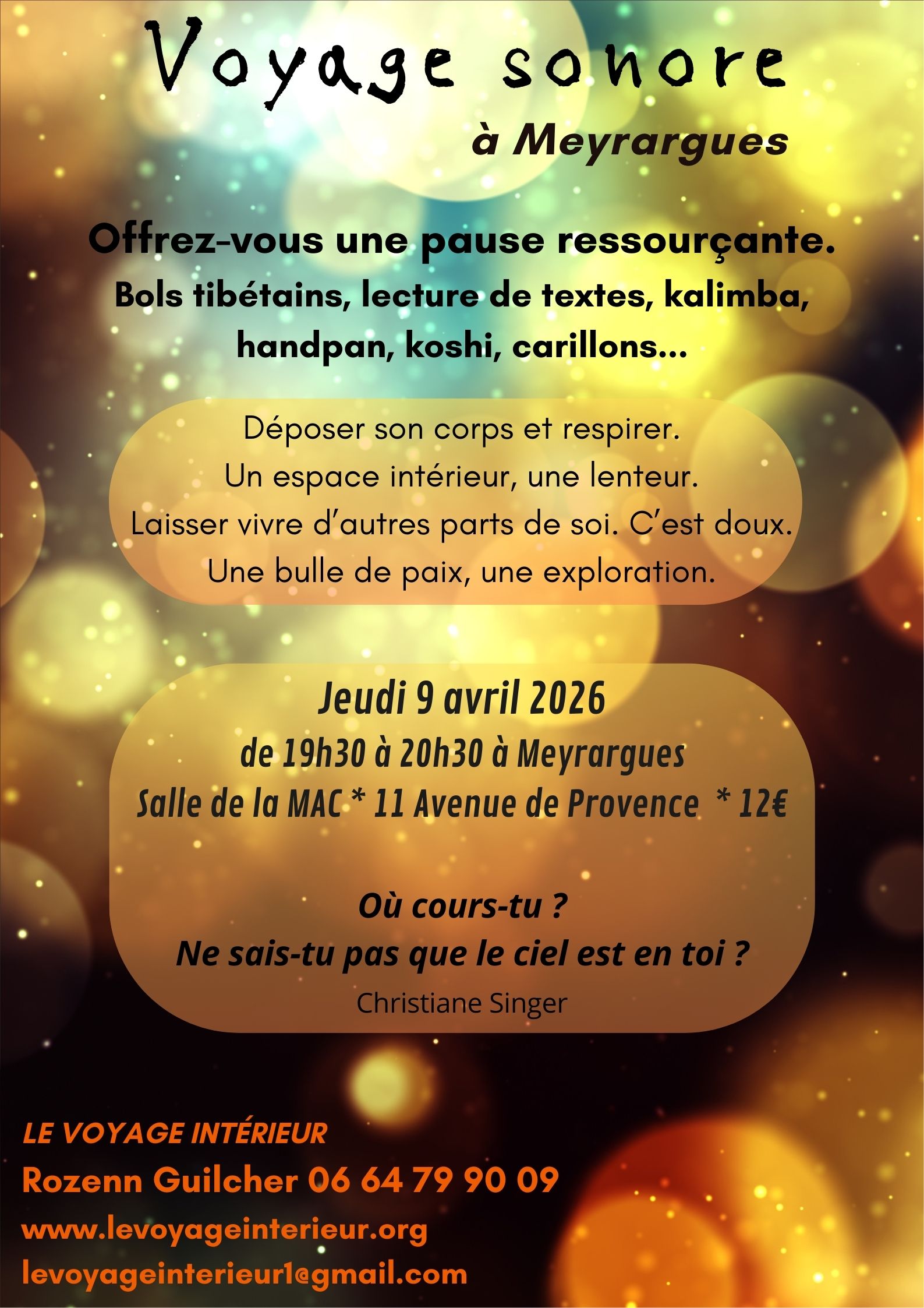 Voyage sonore à Meyrargues