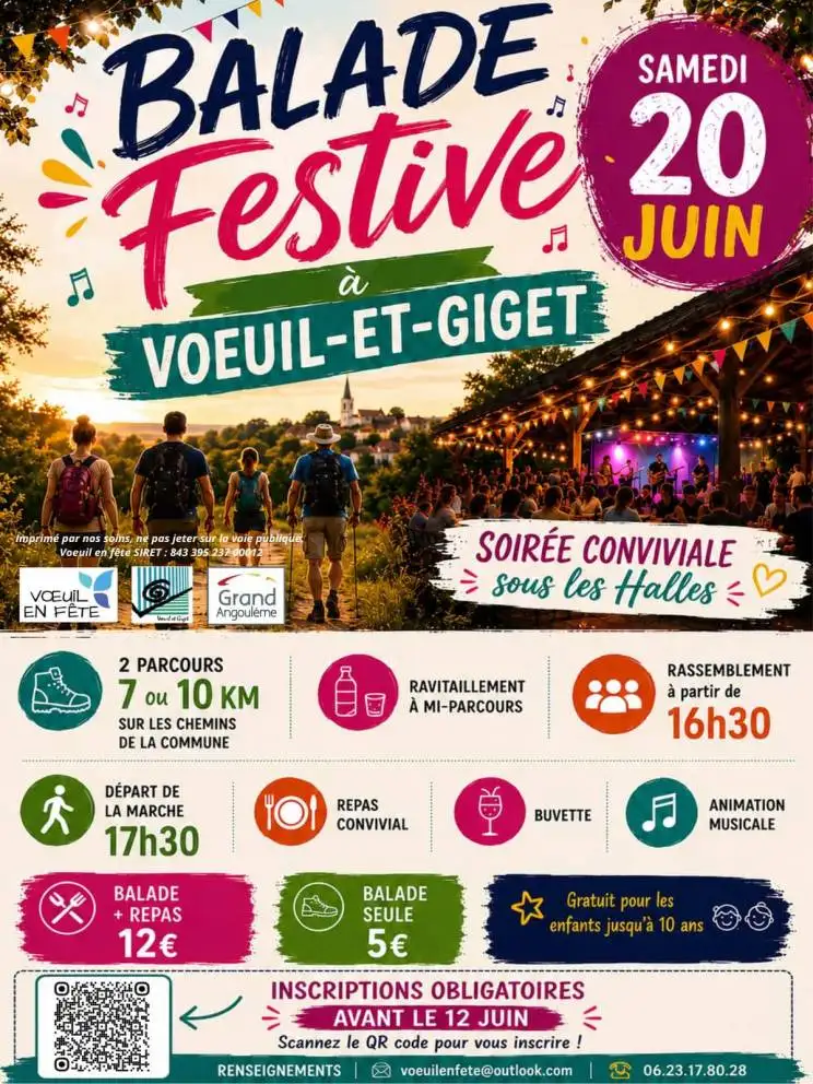 Balade festive à Voeuil-et-Giget