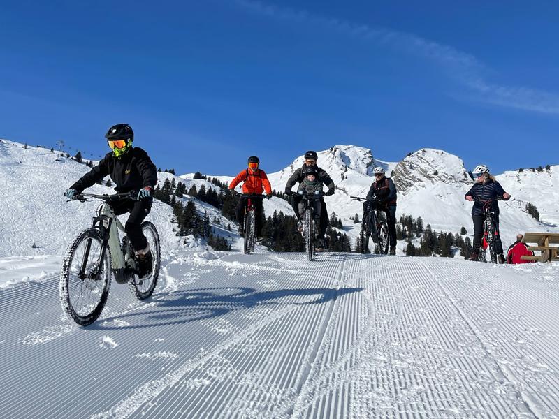 VTT électrique sur neige