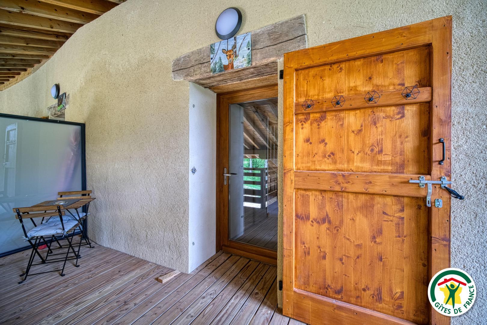 L'entrée du gîte