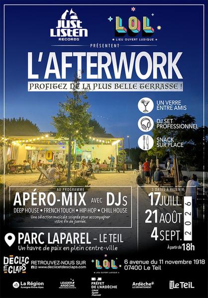Lafterwork : Profitez de la plus belle terrasse !_Le Teil