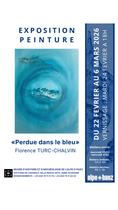 Vernissage de l'exposition " Perdue dans le bleu" de Florence TURC-CHALVIN_Alpe…