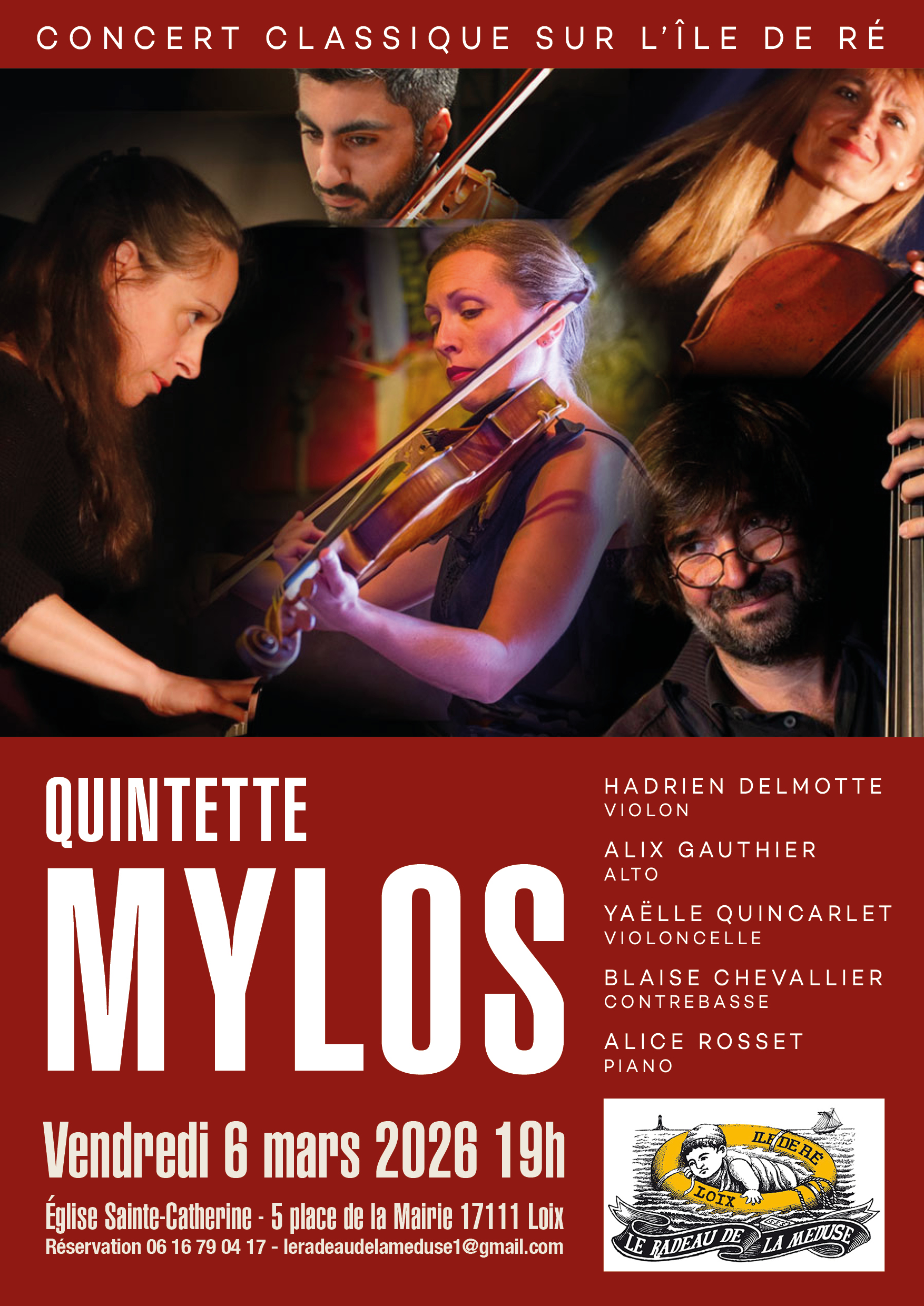 Quintette Mylos par le radeau de la méduse