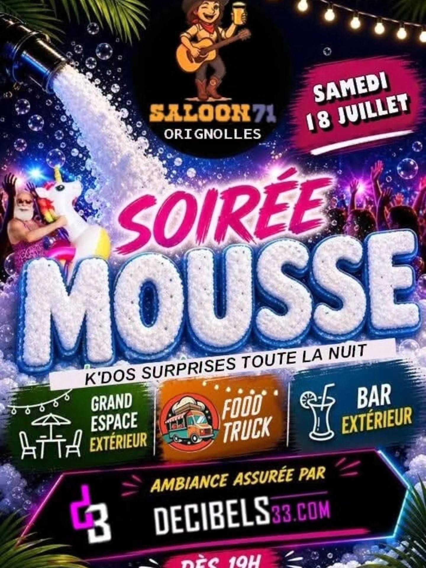 Soirée Mousse au Saloon 71