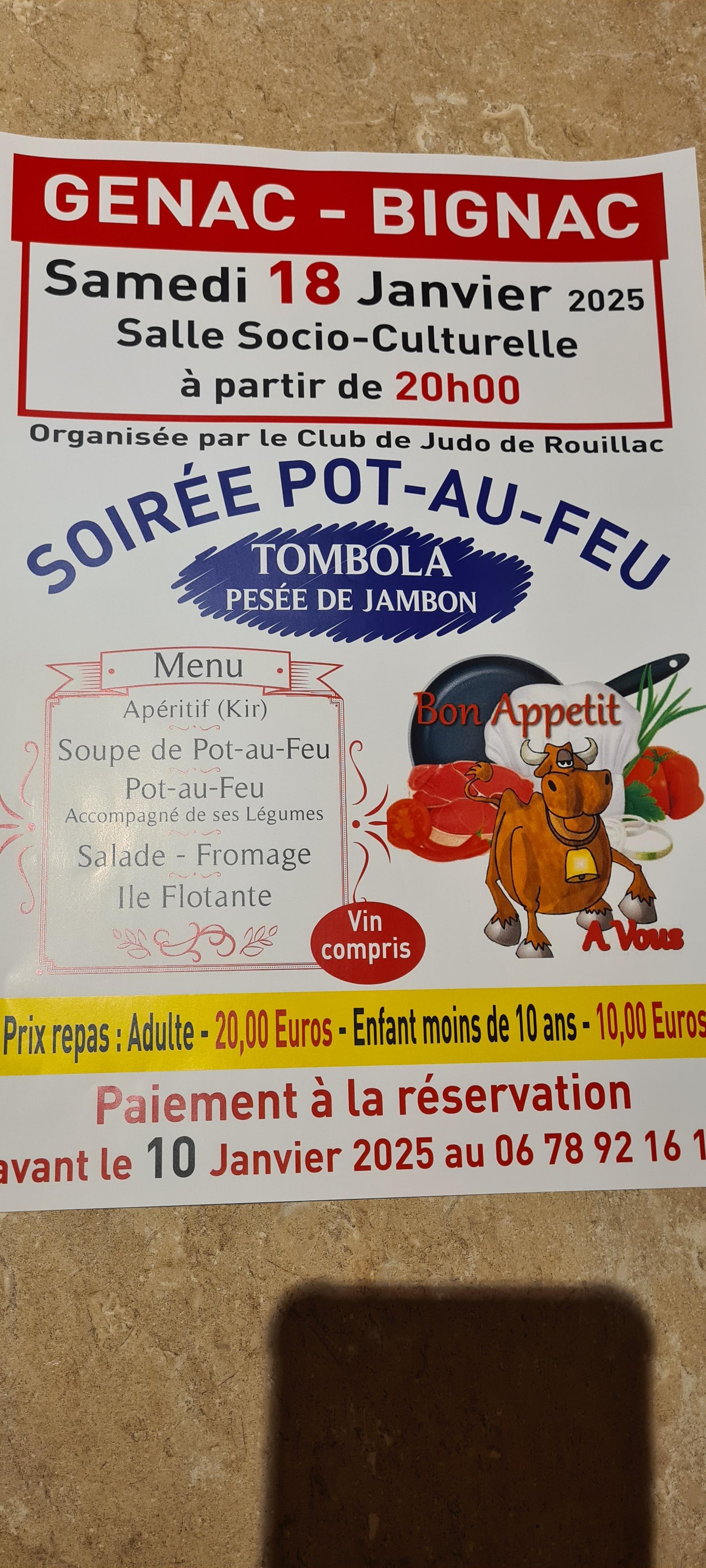 Repas Pot Au Feu - Tombola