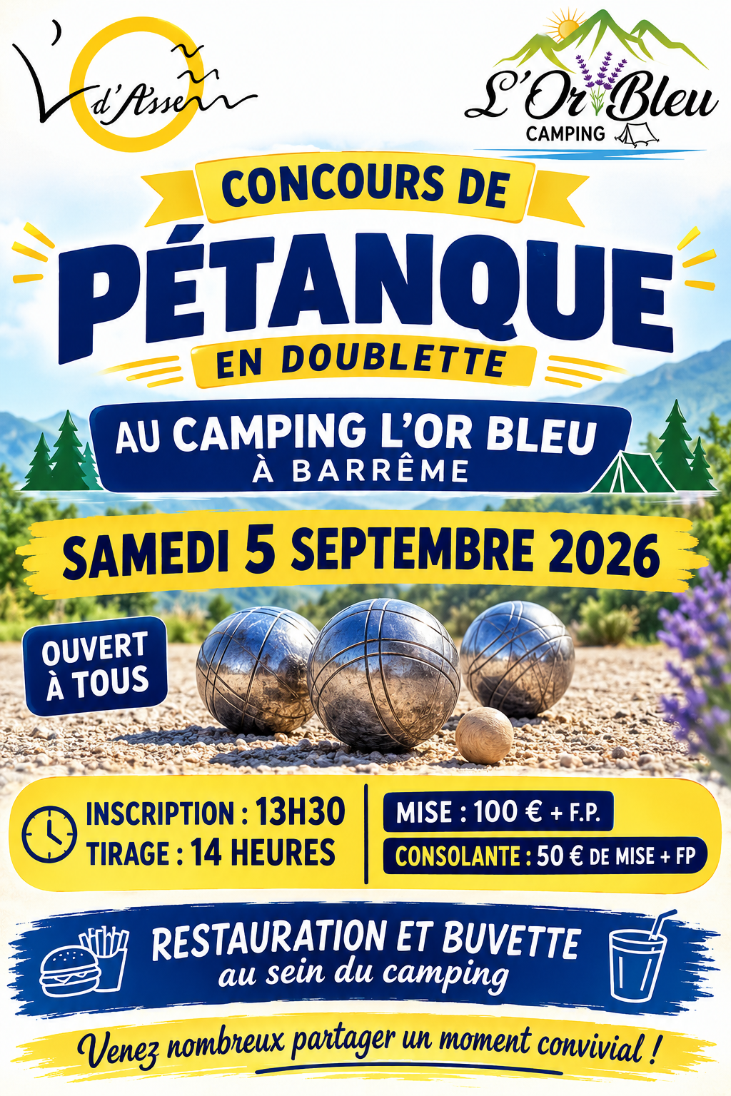 Concours de pétanque