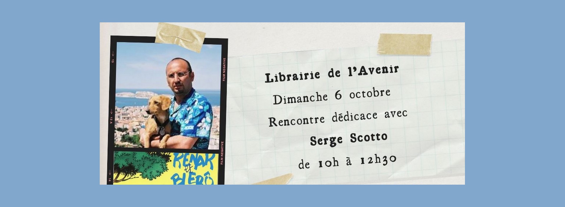 Dédicace Serge Scotto Librairie de l'Avenir Eygalières