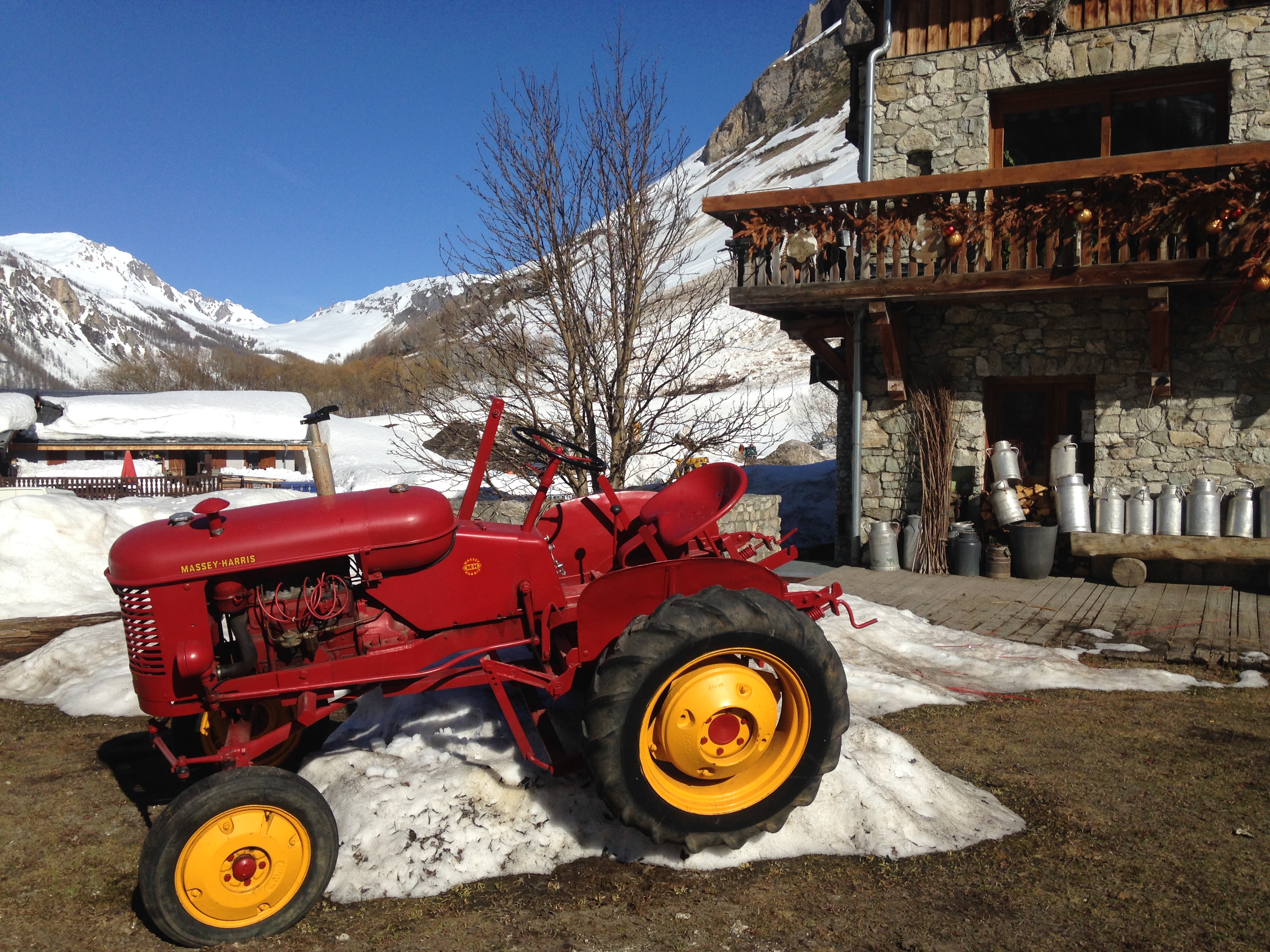 Val d'Isère : visite à la ferme