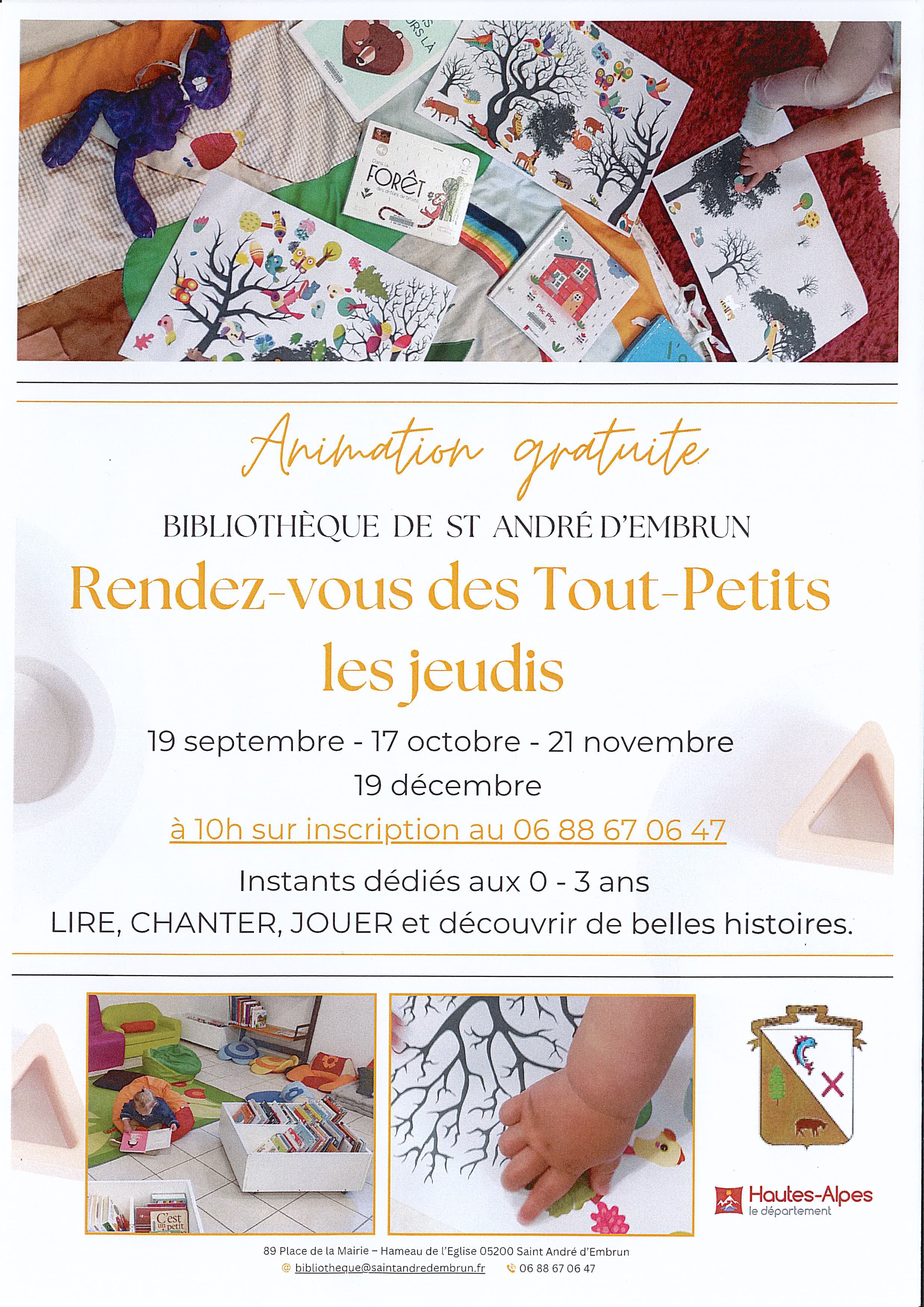 Rendez-vous des Tout-Petits SAINT ANDRE D'EMBRUN