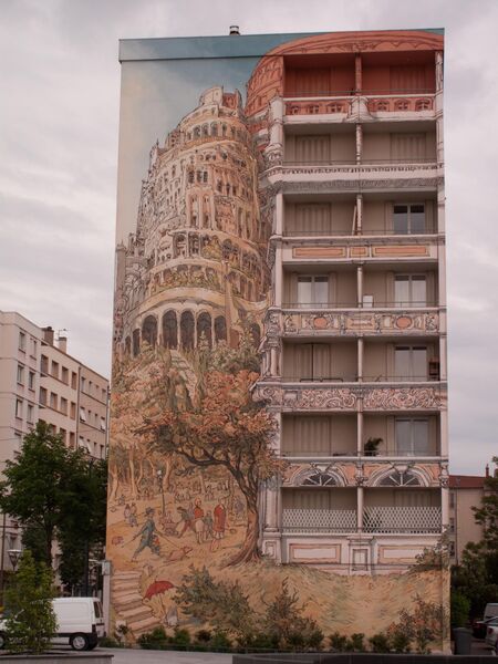 Fresque La Tour de Babel