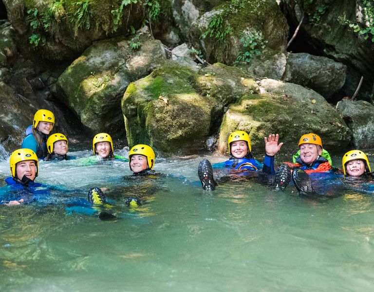 Annecy Canyoning Montmin groupe