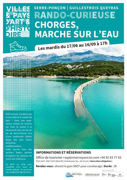 Rando curieuse : Marche sur l'eau_Chorges